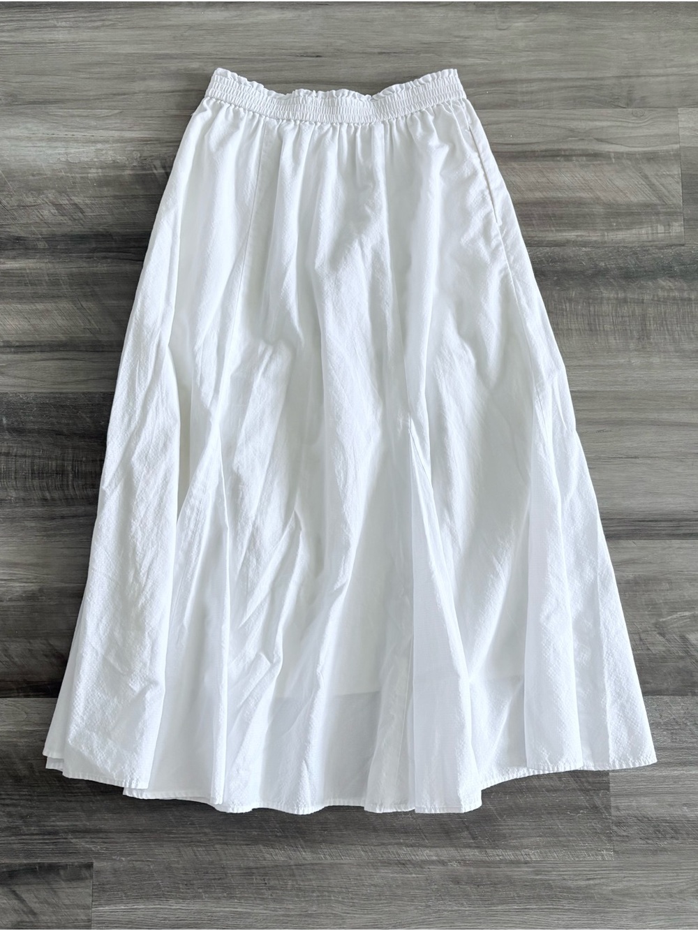 UNIQLO - White Mermaid Long Skirt - S